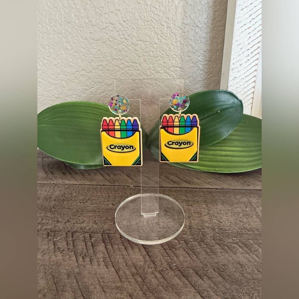 Colorful Crayon Box Earrings